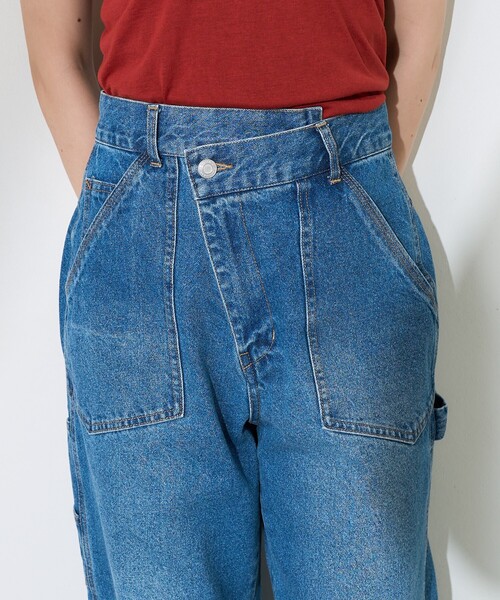 FREAK'S STORE ジーンズ デニム デニムパンツ クロスディテール