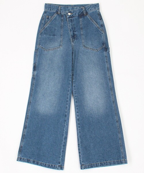 FREAK'S STORE ジーンズ デニム デニムパンツ クロスディテール