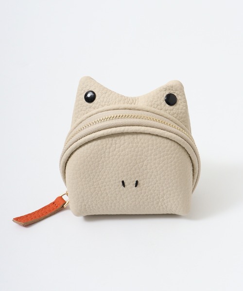 ままたん様オーダー　レザーカービング ミニウォレットワイド/カエル カエル | 浅草 革小物 Kanmi公式オンライン通販
