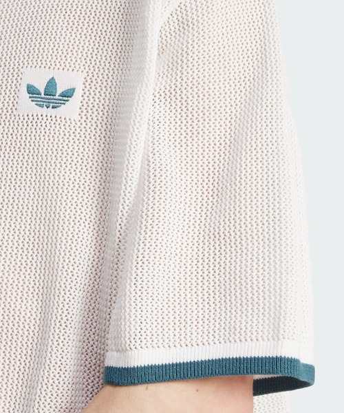 adidas シャツ アディダス オリジナルス ボタン ニットシャツ