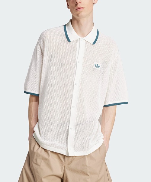 シャツ アディダス オリジナルス ボタン ニットシャツ / アディダスオリジナルス adidas Originals メンズ レディース | adidas | 05