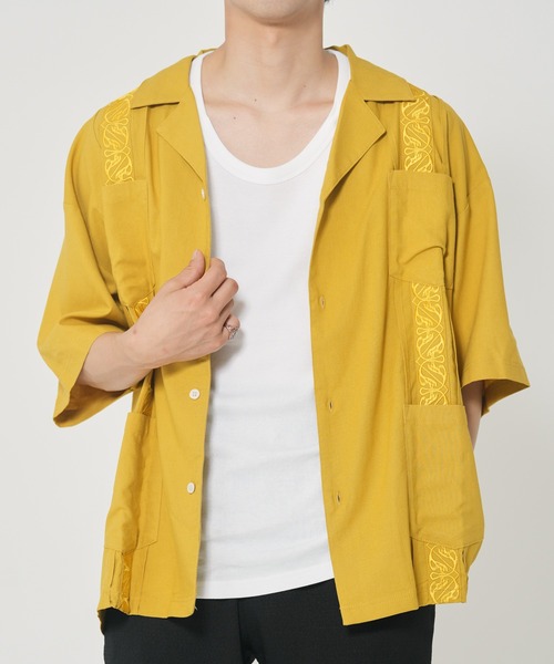 8ON8 キューバシャツ ROUGH TRADE シャツ 麻レーヨン キューバシャツ(M1) メンズ