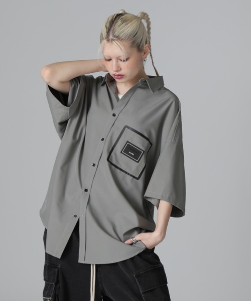 ブラウス シャツ 「WEB＆限定」WHITELAND/ホワイトランド/LIGHT P-TECK S/S SHIRTS レディース メンズ WHITELAND ブラウス シャツ 「WEB＆DEPOT限定」WHITELAND