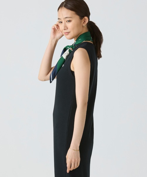 L⭐︎ノースリーブニットワンピース SNIDEL ワンピース フロントボタンノースリニット : ZOZOTOWN