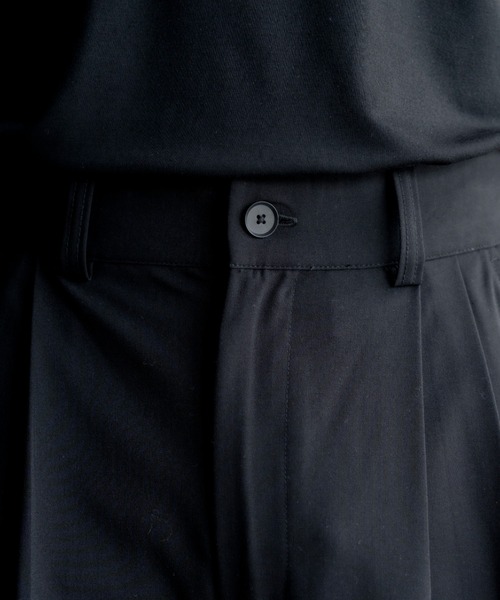 スーツ SINSS Two tuck wide straightstripeslacks Two tuck wide straight stripe slacks / 2タックワイド
