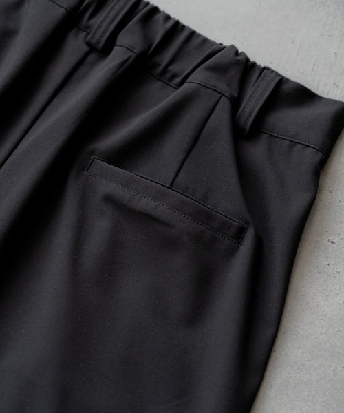 スーツ SINSS Two tuck wide straightstripeslacks Center press two tuck wide straight slacks / センタープレス