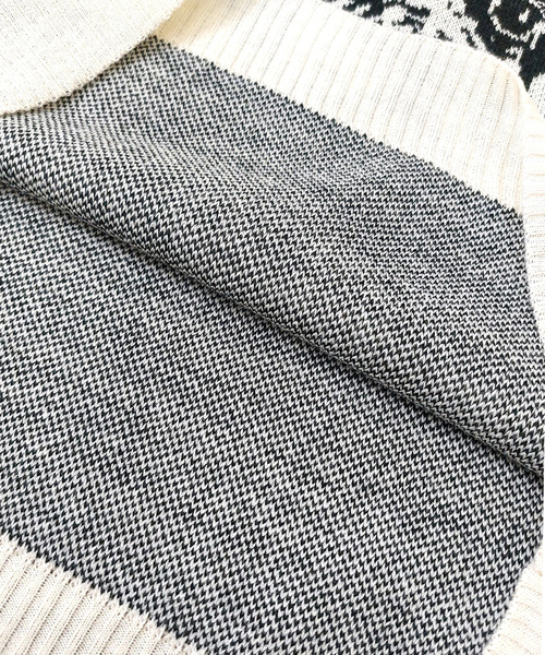 「CORISCO」 長袖ニット MEDIUM グレー レディース_画像7