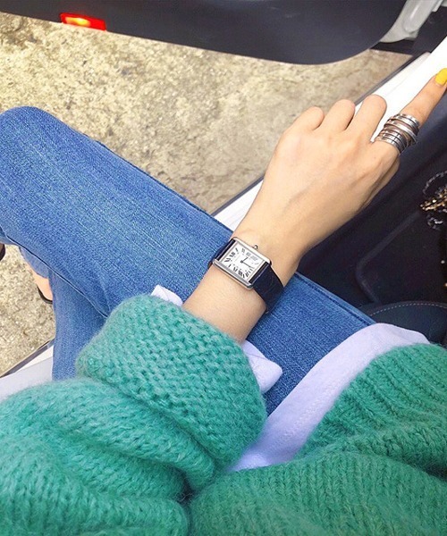 「HALEY PESCA」 長袖ニット FREE レッド レディース_画像6