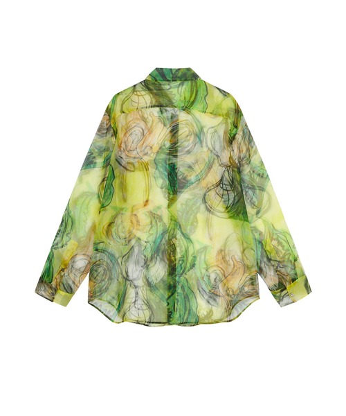 ブラウス シャツ Sheer Botanical Shirt / シアーボタニカルシャツ レディース メンズ JNBY ブラウス シャツ Sheer Botanical Shirt / シアー