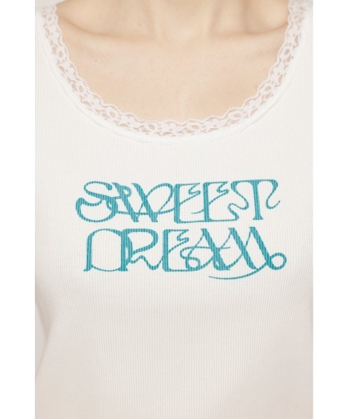 SLY tシャツ FRONT LOGO RIB TOPS フロント ロゴ リブ トップス