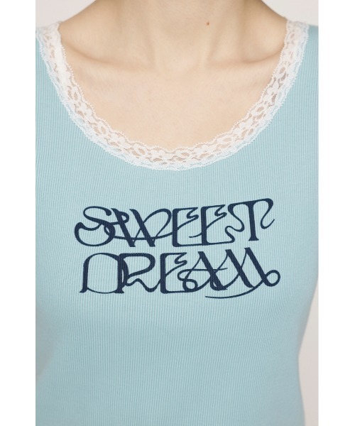 SLY tシャツ FRONT LOGO RIB TOPS フロント ロゴ リブ トップス