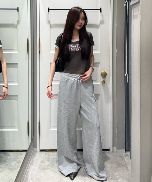新品未使用タグ付き☆SLY チェックプリント 半袖トップス FREEサイズ SLY | CHECK PRINT PUFF SLEEVE トップス (Tシャツ・カットソー