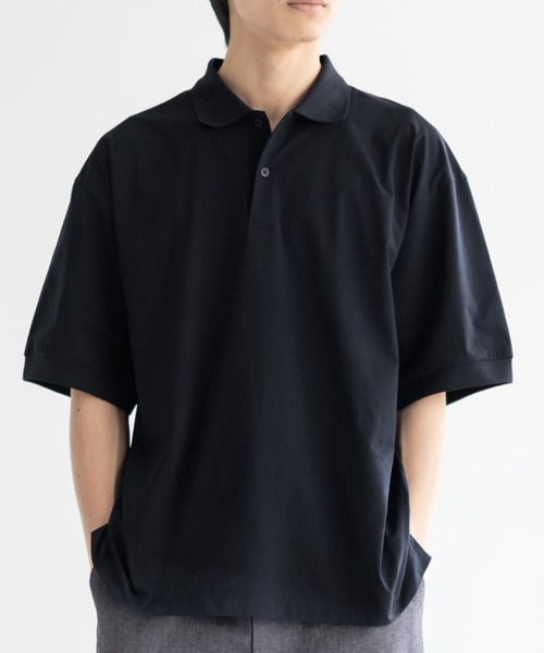 ポロシャツ 「風通しが良く涼しい ドライ機能」NAVY KAZETOSU メッシュポロシャツ メンズ レディース | NAVY（ファッション） | 04
