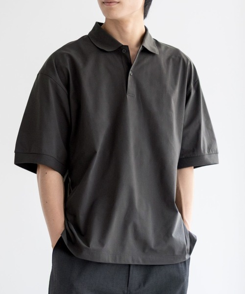 ポロシャツ 「風通しが良く涼しい ドライ機能」NAVY KAZETOSU メッシュポロシャツ メンズ レディース | NAVY（ファッション）
