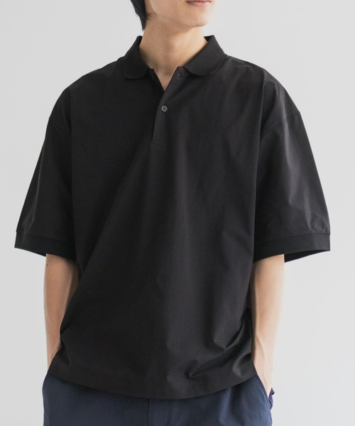 ポロシャツ 「風通しが良く涼しい ドライ機能」NAVY KAZETOSU メッシュポロシャツ メンズ レディース | NAVY（ファッション） | 01