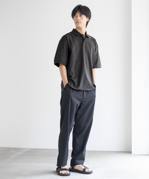 ポロシャツ 「風通しが良く涼しい ドライ機能」NAVY KAZETOSU メッシュポロシャツ メンズ レディース | NAVY（ファッション） | 05