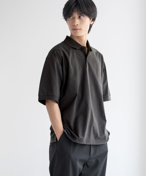 ポロシャツ 「風通しが良く涼しい ドライ機能」NAVY KAZETOSU メッシュポロシャツ メンズ レディース | NAVY（ファッション） | 07