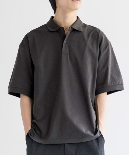 ポロシャツ 「風通しが良く涼しい ドライ機能」NAVY KAZETOSU メッシュポロシャツ メンズ レディース | NAVY（ファッション） | 09