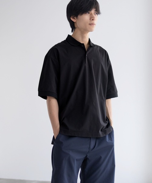 ポロシャツ 「風通しが良く涼しい ドライ機能」NAVY KAZETOSU メッシュポロシャツ メンズ レディース | NAVY（ファッション） | 12