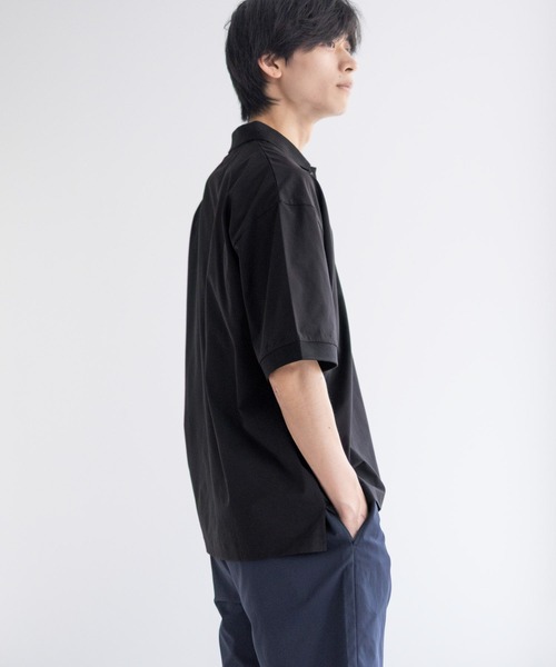 ポロシャツ 「風通しが良く涼しい ドライ機能」NAVY KAZETOSU メッシュポロシャツ メンズ レディース | NAVY（ファッション） | 13