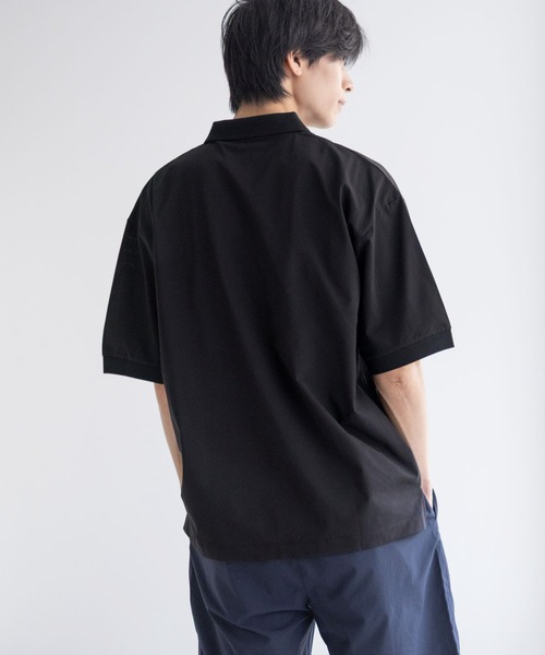ポロシャツ 「風通しが良く涼しい ドライ機能」NAVY KAZETOSU メッシュポロシャツ メンズ レディース | NAVY（ファッション） | 14