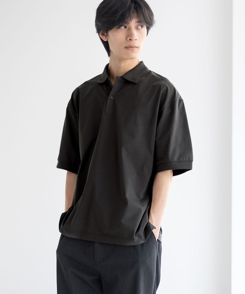 ポロシャツ 「風通しが良く涼しい ドライ機能」NAVY KAZETOSU メッシュポロシャツ メンズ レディース | NAVY（ファッション） | 06