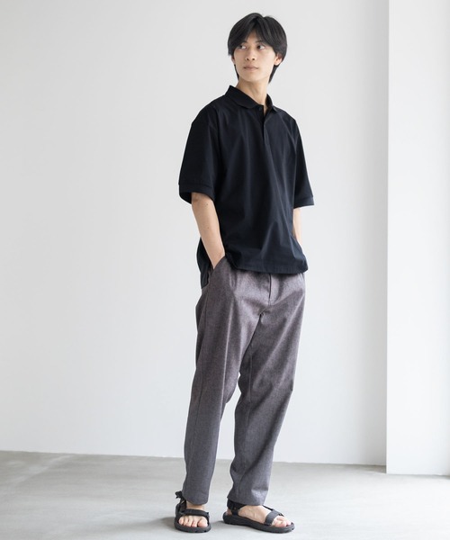 ポロシャツ 「風通しが良く涼しい ドライ機能」NAVY KAZETOSU メッシュポロシャツ メンズ レディース | NAVY（ファッション） | 21