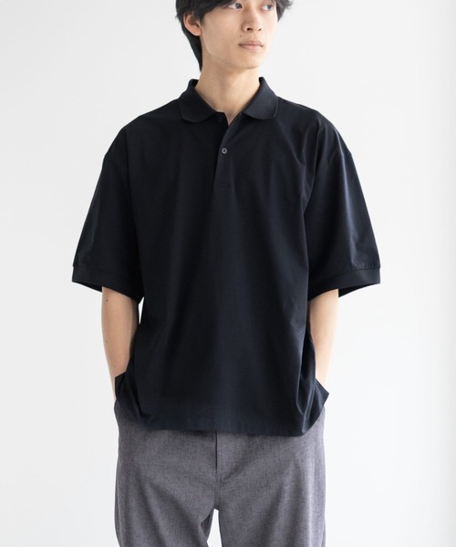 ポロシャツ 「風通しが良く涼しい ドライ機能」NAVY KAZETOSU メッシュポロシャツ メンズ レディース | NAVY（ファッション） | 22