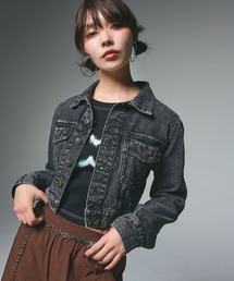 X-girl（エックスガール） デニムジャケット gジャン EMBOSSED DENIM
