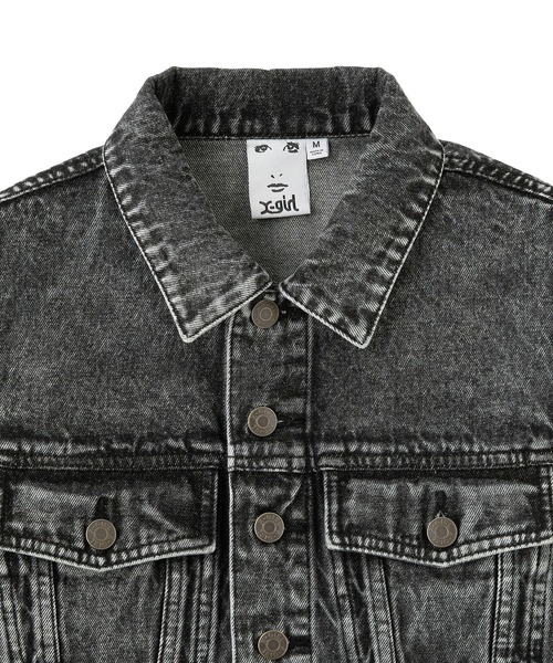 X-girl（エックスガール） デニムジャケット gジャン EMBOSSED DENIM