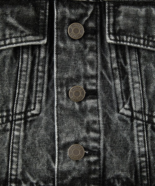 X-girl（エックスガール） デニムジャケット gジャン EMBOSSED DENIM