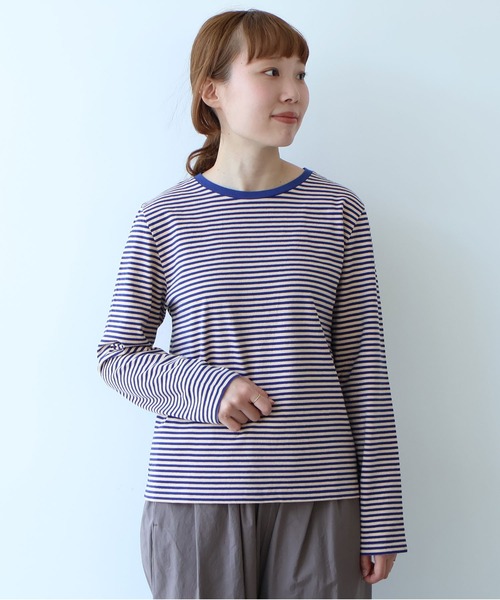 bulle de savon（ビュルデサボン） tシャツ vintage border Tシャツ