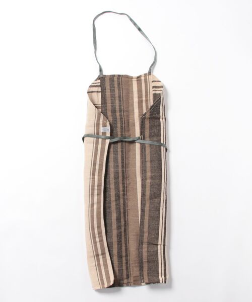 PUEBCO（プエブコ） エプロン COTTON JUTE STRIPE APRON : ZOZOTOWN