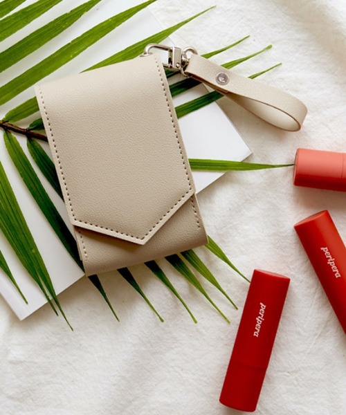 VIBGYOR ポーチ urbanfemine./ミラー付きリップケース U7409