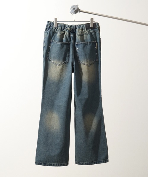 デニム/ジーンズ STUDS FLARE DENIM PANTS ワイドパンツ ジーンズ STUDS FLARE PANTS メンズ レディース