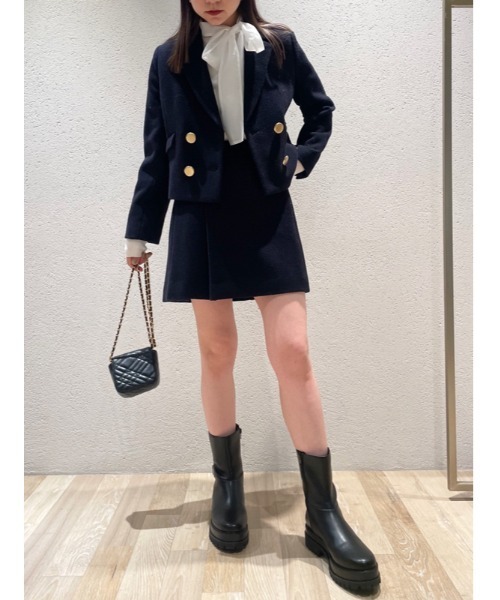 SNIDEL（スナイデル） テーラードジャケット FREE ネイビー レディース