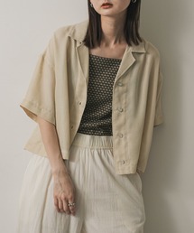 ブラウス シャツ リネンライクメッシュシャツ レディース｜ZOZOTOWN Yahoo!店