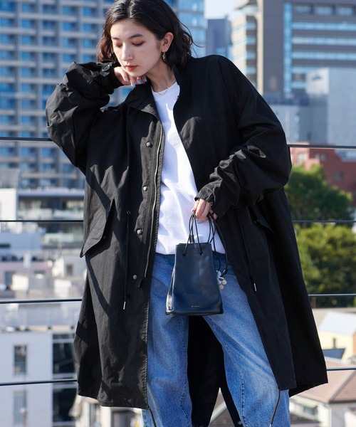 「BARK MANHATTAN」 モッズコート M オリーブ メンズ_画像6