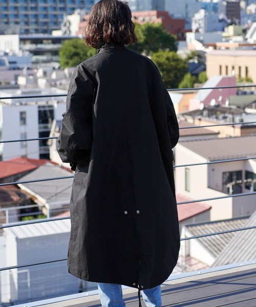 「BARK MANHATTAN」 モッズコート M オリーブ メンズ_画像9