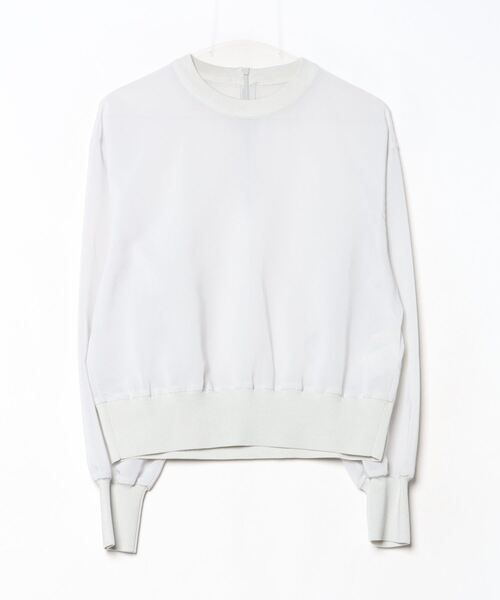 「Demi-Luxe BEAMS」 長袖ブラウス ONE SIZE ホワイト レディース