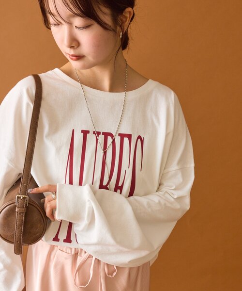tシャツ BIGロゴロングTシャツ レディース