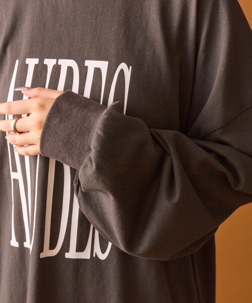 mystic（ミスティック） tシャツ 「4色展開」BIGロゴロングTシャツ