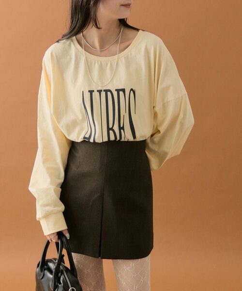 mystic（ミスティック） tシャツ 「4色展開」BIGロゴロングTシャツ