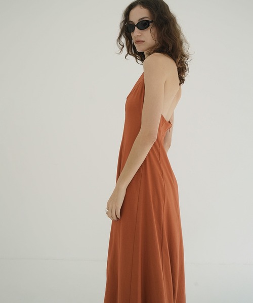 CLANE（クラネ） ワンピース HALTER LONG ONEPIECE : ZOZOTOWN Yahoo