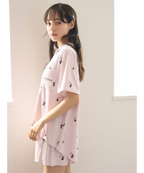 gelato pique チェリー パジャマ ルームウェア gelato pique パジャマ ルームウェア 「接触冷感」チェリー柄