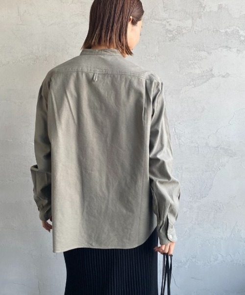 お得， Danton 「DANTON」 長袖ブラウス 38 オリーブ レディース : ZOZOTOWN 限定セール 「DANTON」 長袖ブラウス 38 オリーブ レディース