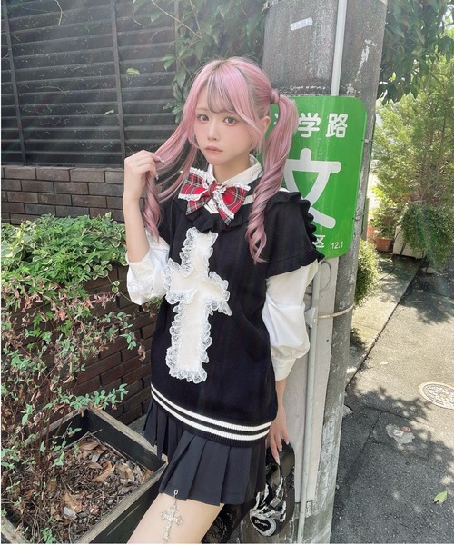 Jamie エーエヌケー スカート はとめいっぱいプリーツスカパン
