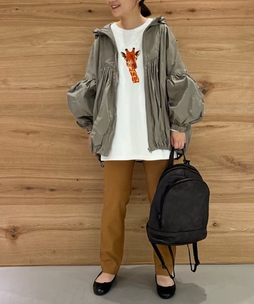 BEARDSLEY（ビアズリー） ジップアップブルゾン FREE モカ レディース