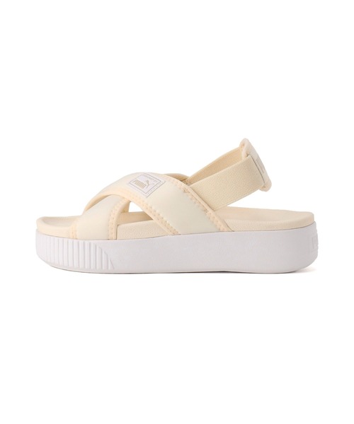 「PUMA」 フラットサンダル 24cm ピンク レディース_画像4