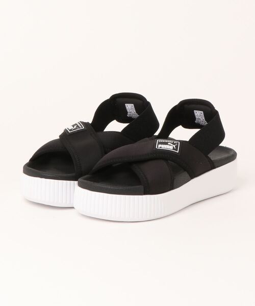「PUMA」 フラットサンダル 24cm ピンク レディース_画像7